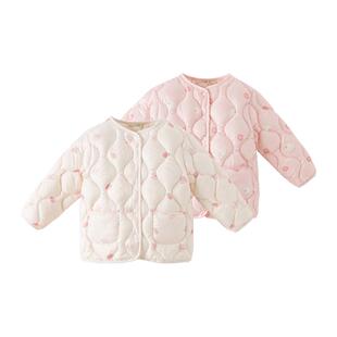 戴维贝拉宝宝轻薄羽绒服冬款儿童三防外套男女童保暖内胆校服神器