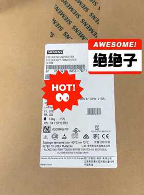 【询价】6SL3210-1KE21-7UF1适用