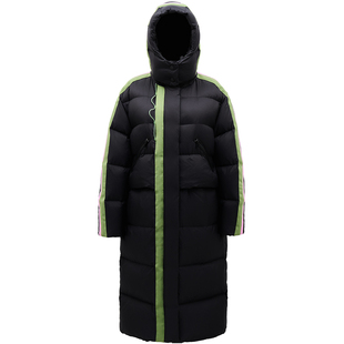 【明星同款×联名款】LINC金羽杰鹅绒服女长款过膝轻体羽绒服外套