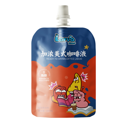 爆笑虫子加浓美式即饮咖啡液