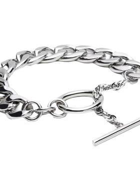 小众欧美风钛钢情侣手链送男友男