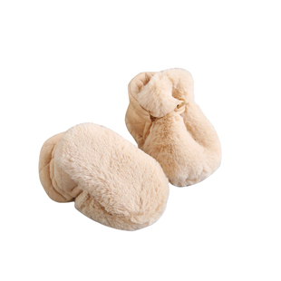 宝宝棉鞋冬季软底护脚套新生婴儿室内毛毛鞋子双面穿加绒加厚保暖