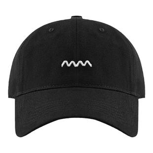 808Hattrick简约图案夏季百搭帽子男女情侣加宽帽檐显脸小鸭舌帽