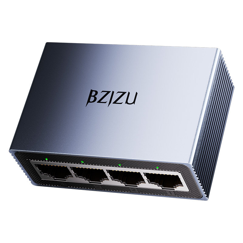 BZIZU铝壳交换机稳定高速传输