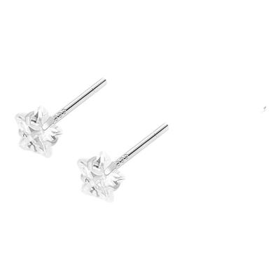 999纯银五角星耳钉女高级感