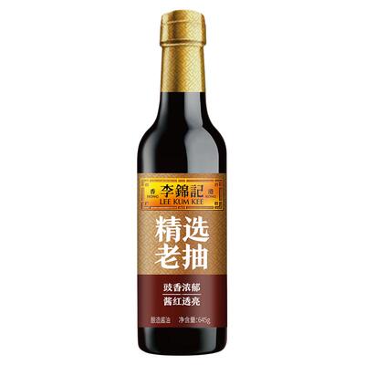李锦记精选老抽645g红烧酱油上色