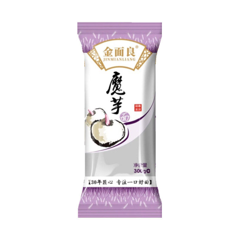 穗儿金面良魔芋全麦面条粗粮速食