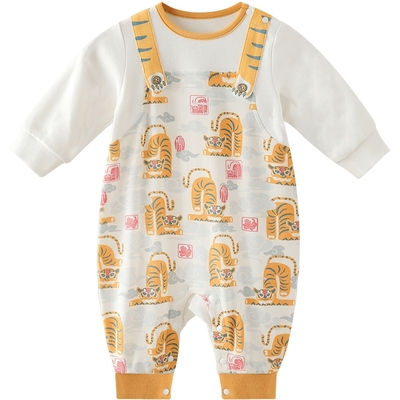 汉宫优品国潮萌趣背带连体衣