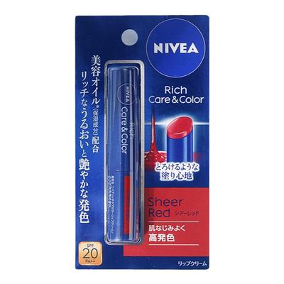 日本妮维雅有色润唇膏高保湿显色