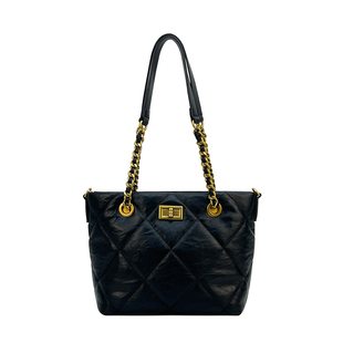 小瑞靓包 糖炒栗子 小香风菱格链条托特包包女2026新款手提单肩包