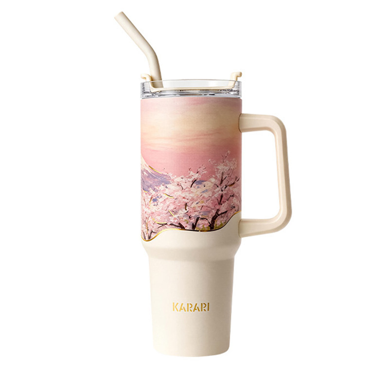 Karari日本颜值大容量冰霸保温杯