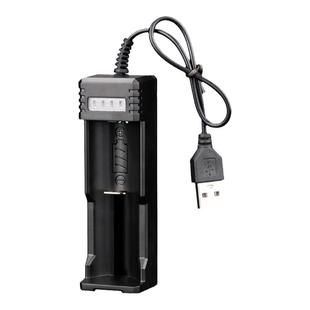 大容量18650锂电池3.7v/4.2v话筒喇叭手电筒头灯通用型电池充电器