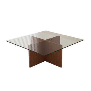 茶几客厅家用2024新款钢化玻璃网红极简复古风简约现代创意高级感