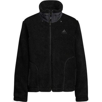 阿迪达斯女子仿羊羔绒夹克外套