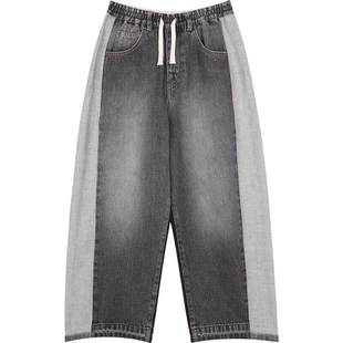 [新款]蓬马大童牛仔长裤子棉质宽松25春装男女儿童pomme de terre