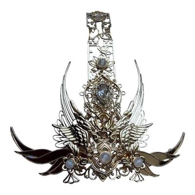 束发冠古风头饰锆石纯铜发冠汉服发簪复古仙侠气男女通用原创头冠