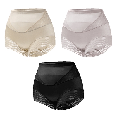 雅黛俪高腰蕾丝塑身短裤