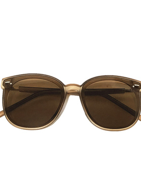 超大框网红同款茶色拍潮太阳眼镜