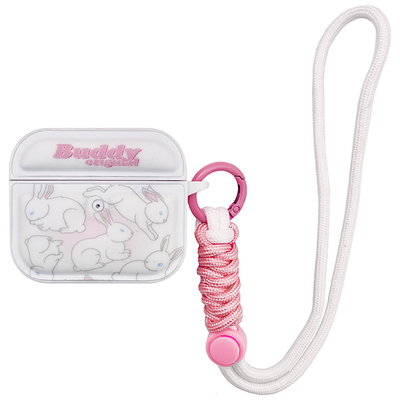 苹果原创兔子耳机保护套