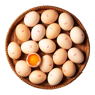 耕果妙富硒鸡蛋40枚4斤谷物新鲜鸡蛋无抗生素土鸡蛋彩箱 京东快递