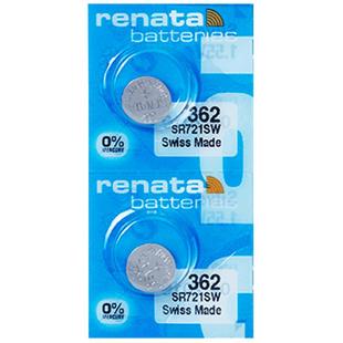 Renata瑞士进口362手表电池SR721SW适用威戈名爵天骏tangin天珺罗西尼宾利BINLI石英男女原装钮纽扣电子AG11