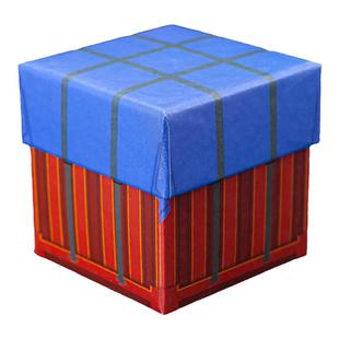 吃鸡生日蛋糕装饰摆件大吉大利今晚吃鸡空投盒子烘焙配件纸质箱