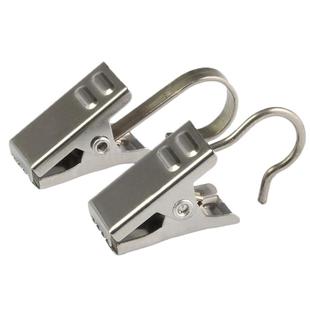 不锈钢窗帘夹子扣环挂圈挂钩配件收纳晾晒加厚强力床帘浴帘小夹子