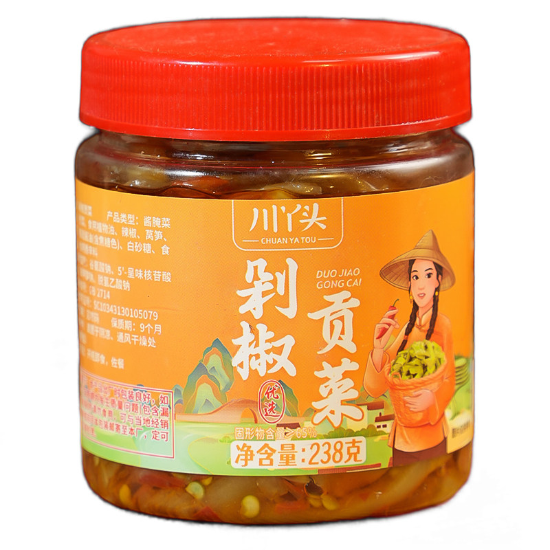 川丫头旗舰店贡菜黄瓜皮下饭菜