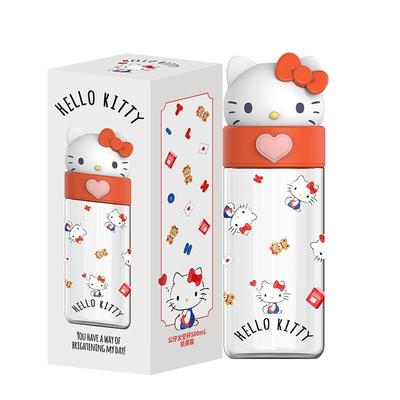 【正版三丽鸥】hellokitty水杯库洛米夏天可爱高颜值塑料学生水杯
