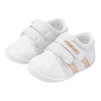 英氏宝宝鞋子学步鞋春秋魔术贴