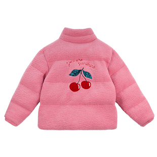 女童棉服加绒加厚冬季新款大儿童外套保暖棉袄面包服校服神器内胆