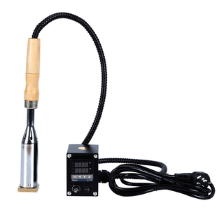 定制优质手持式恒温烙印机logo蛋糕皮革木头商标食品级塑料专用