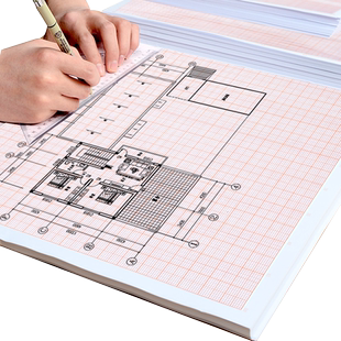 坐标纸网格纸建筑设计专用工程制图纸学生a0a1a2a3a4绘图纸米格纸
