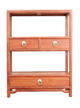 大果紫檀艺术品多宝阁收纳摆件