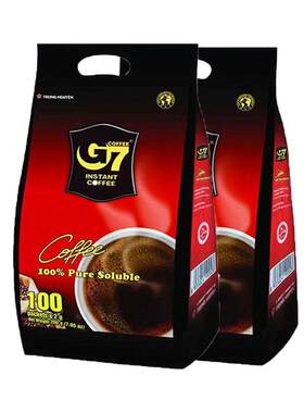 越南G7速溶黑咖啡美式200g*2袋