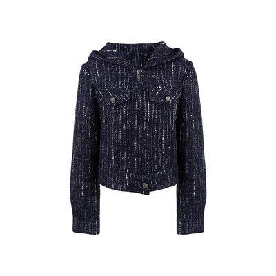 林子熙连帽轻奢感夹克