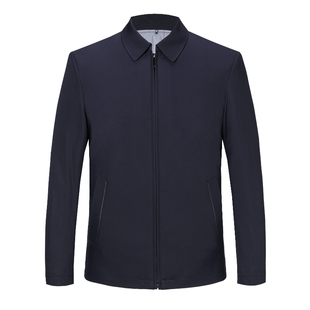 冬季中老年男士保暖棉衣大码外套商务行政休闲宽松夹克爸爸装棉服