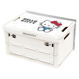 Kitty汽车后备箱收纳箱高级感车载折叠收纳盒卡通露营多功能箱子