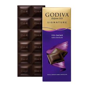 进口godiva巧克力排块小金条8条