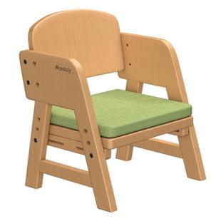 Aooboy日式儿童椅靠背椅实木可升降家用学习小椅子宝宝板凳幼儿园