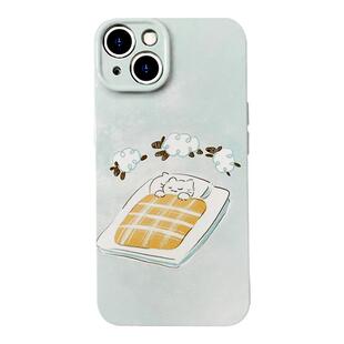 晚安好梦~睡觉猫咪数羊可爱菲林适用iPhone15pro/14p手机壳华为nova畅享60软OPPOreno9vivos18硬IQOO10小米14