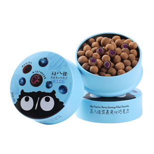 丑八怪浆果夹心巧克力152g纯可可脂零食巧克力mm豆高端伴手礼蓝莓