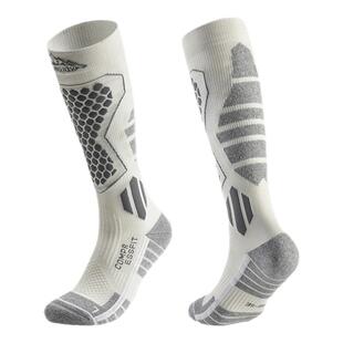 专业羊毛滑雪袜女速干保暖运动压缩袜男高弹立体长筒雪地袜子儿童