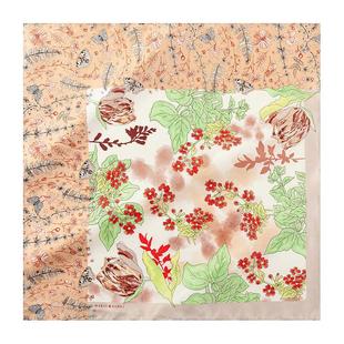 玛丽亚古琦真丝丝巾系脖高级感小丝巾搭配衬衫领巾桑蚕丝小方巾女