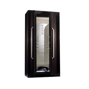 意式轻奢木质首饰柜别墅豪宅创意设计师款时尚现代简约落地储藏柜