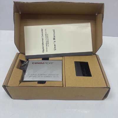 COMM PORT MC-1000-8M05A10-SC GIGABIT ETHERNET CONVERTER