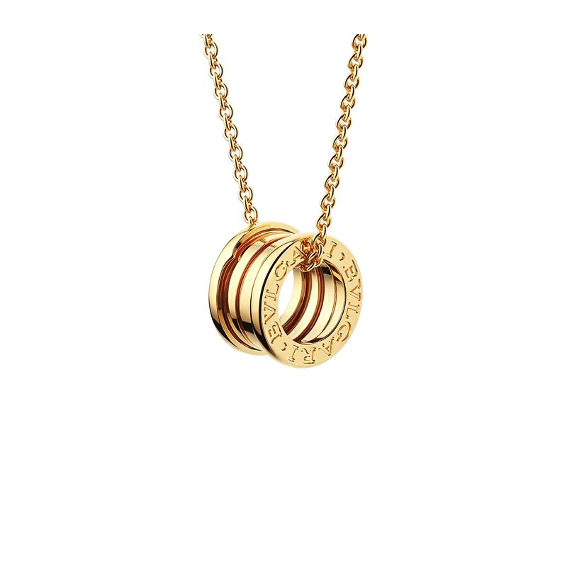 【自营】中古99新宝格丽B.zero1系列弹簧项链吊坠经典18K黄金老扣