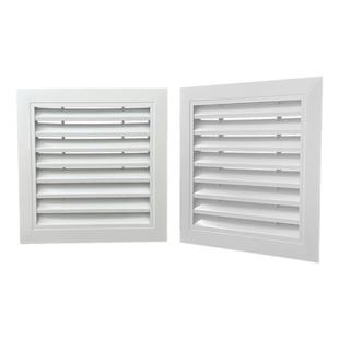 铝合金百叶窗通风口外墙厕所空调卫生间换气百叶格栅百叶回风口