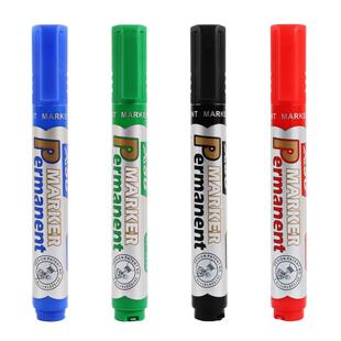 油性记号笔黑色防水油性记号笔大容量马克笔可加墨粗记好物流大头快递员专用箱计件笔不褪色单头笔