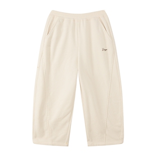 左西女童加绒裤子秋冬款保暖儿童灯芯绒弯刀裤2026新款中大童长裤